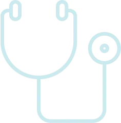 icon of a stethescope representing "successful placements" by ClickClinicals